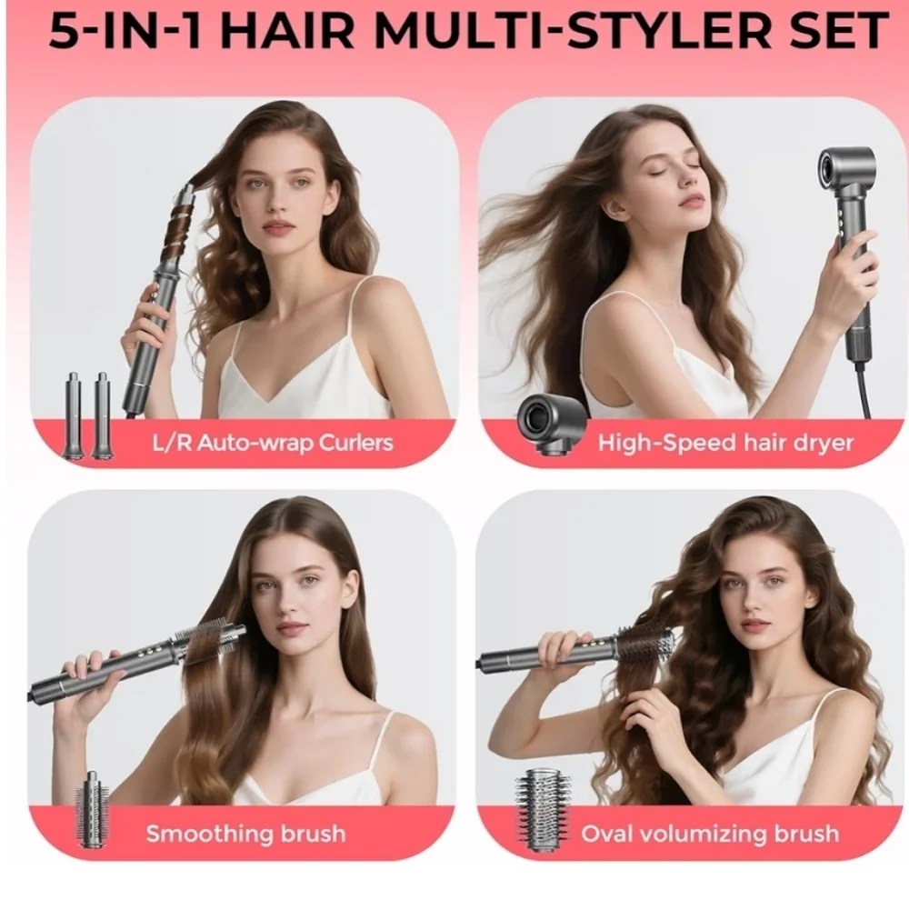 5 In 1 Hair Styling And Blower
